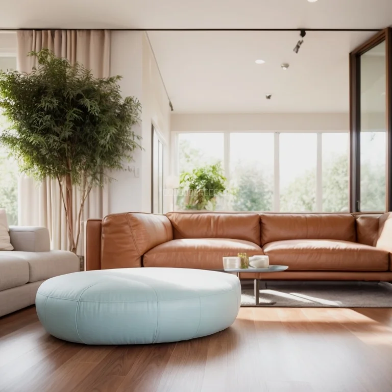 安全な洗剤でキッチンを清掃する様子